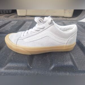 Vans Kids Suede Sneakers with Tan Sole